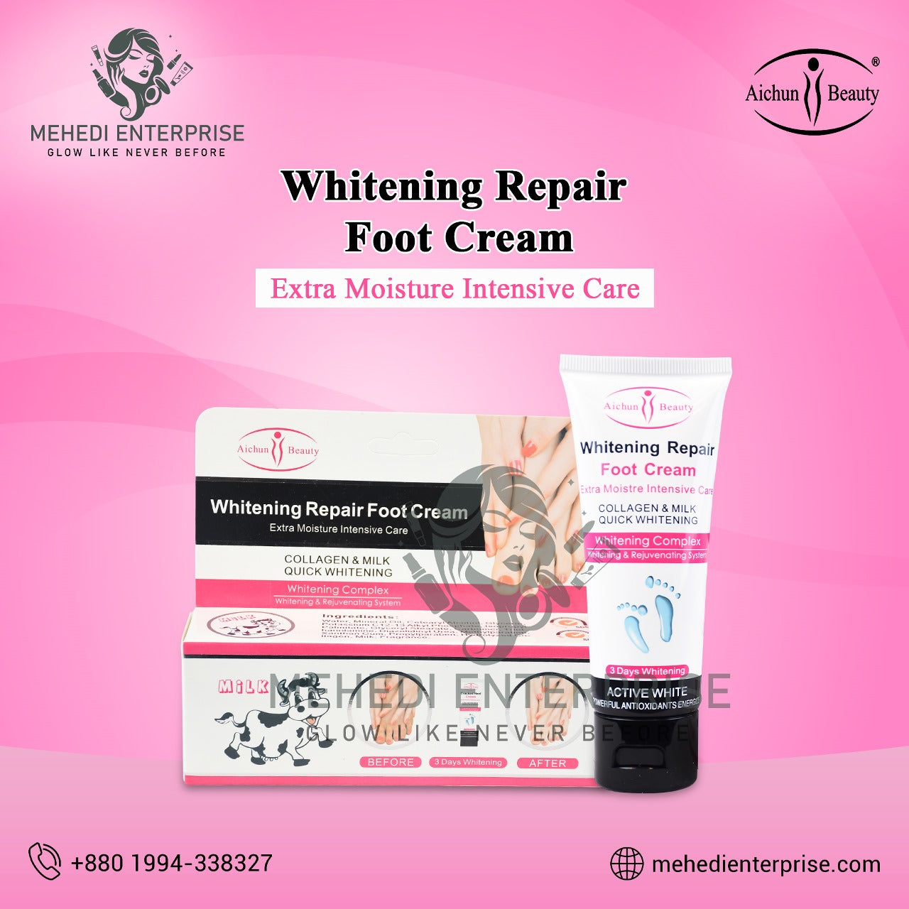 Whitening Repair Foot Cream – Aichun Beauty
